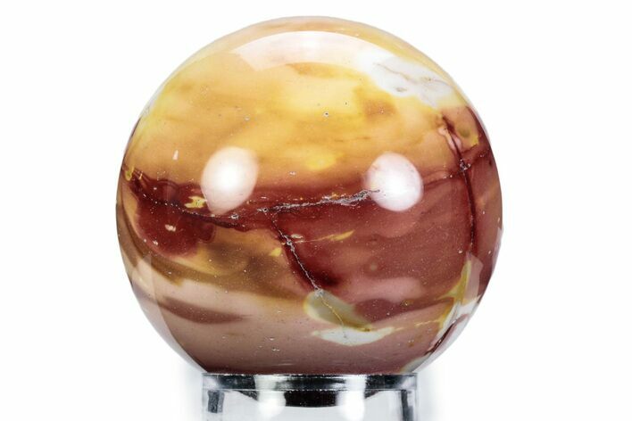 Polished Mookaite Jasper Sphere - Australia #360335